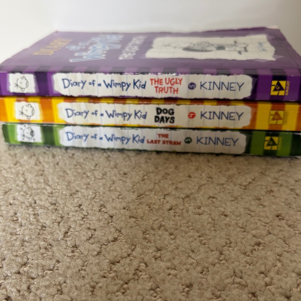 Diary of a Wimpy Kid series books 3, 4, 5 paperback - Picture 3 of 6